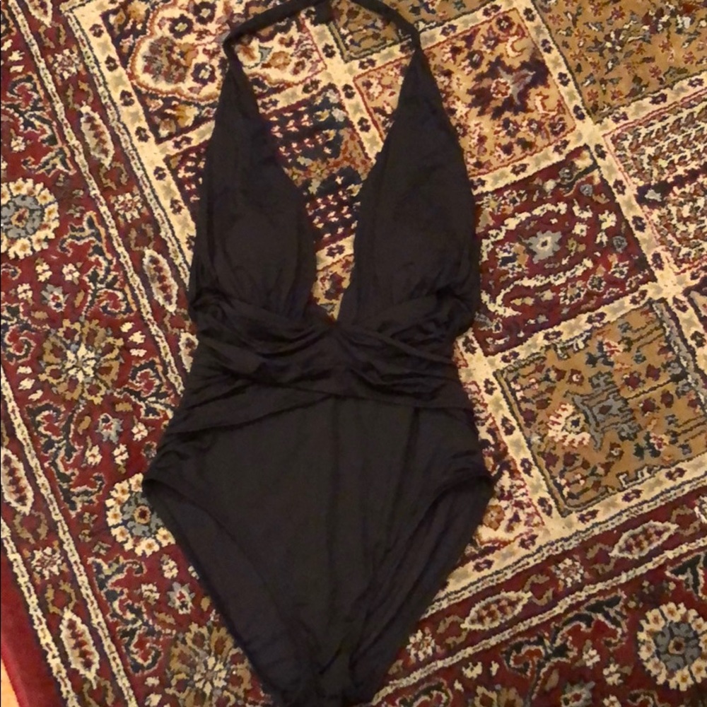 Black La Blanca One Piece Bathing Suit